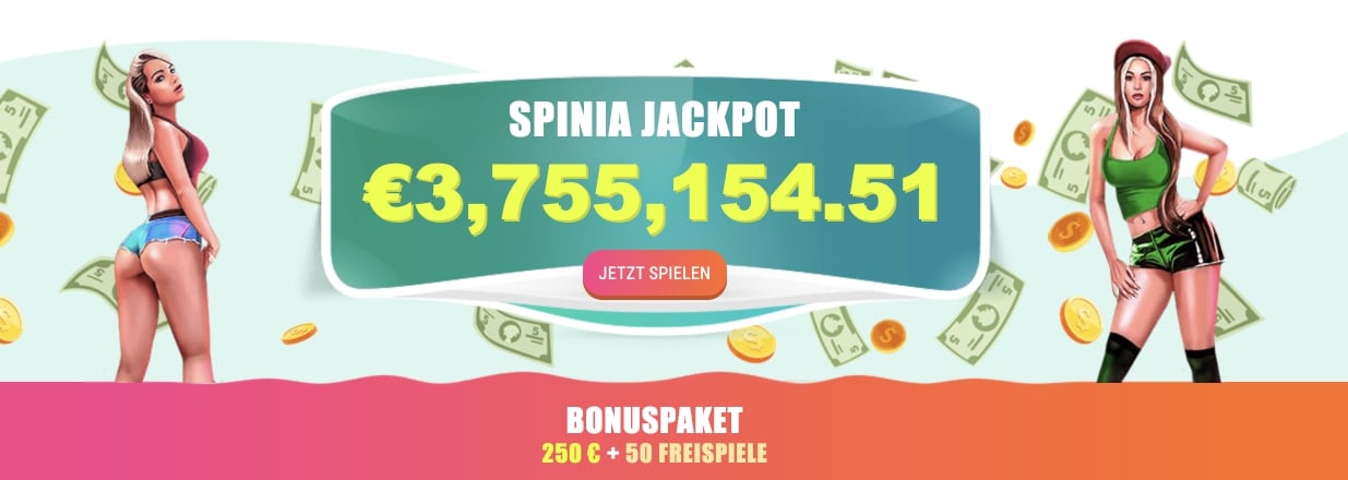 Spinia jackpot Spinia Casino